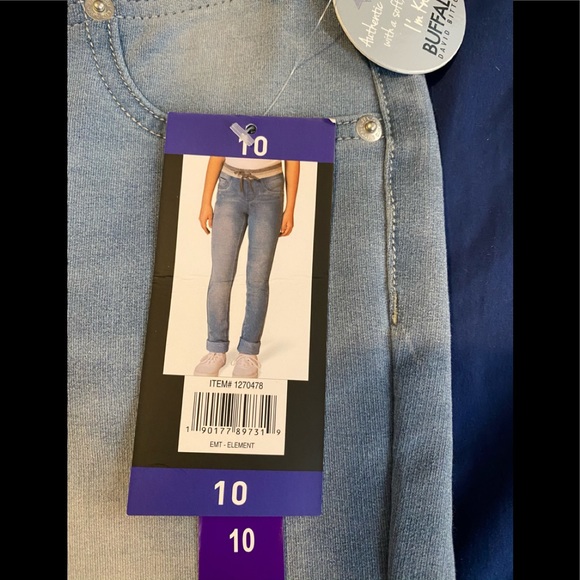 Buffalo Stretch French Terry “Denim” Pull on Pant - Picture 5 of 8